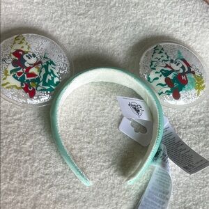 Disney Mickey Mouse Festive Headband - Green and White